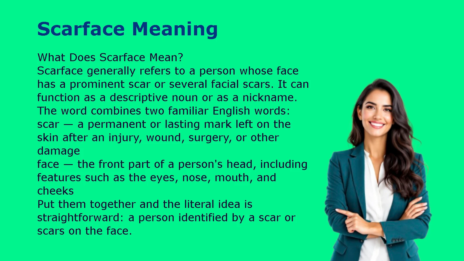 Scarface Meaning
