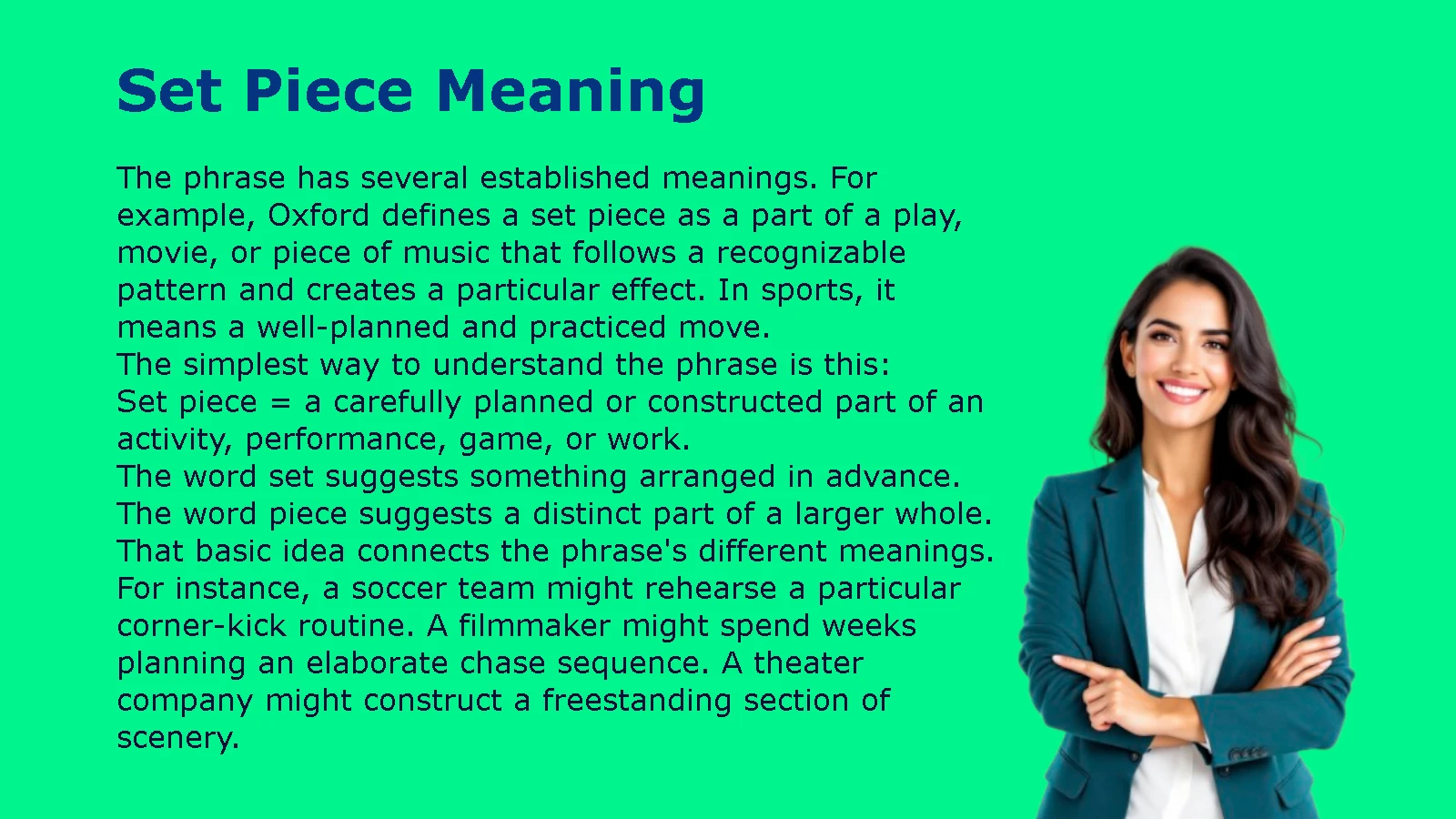 Set Piece Meaning