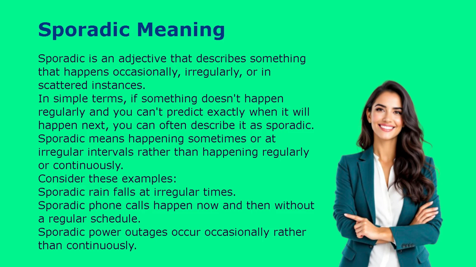 Sporadic Meaning