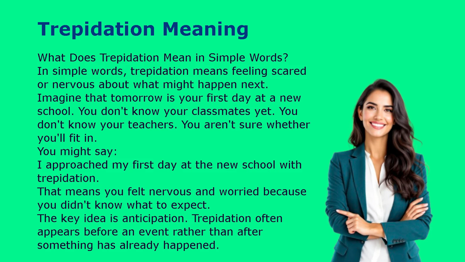 Trepidation Meaning