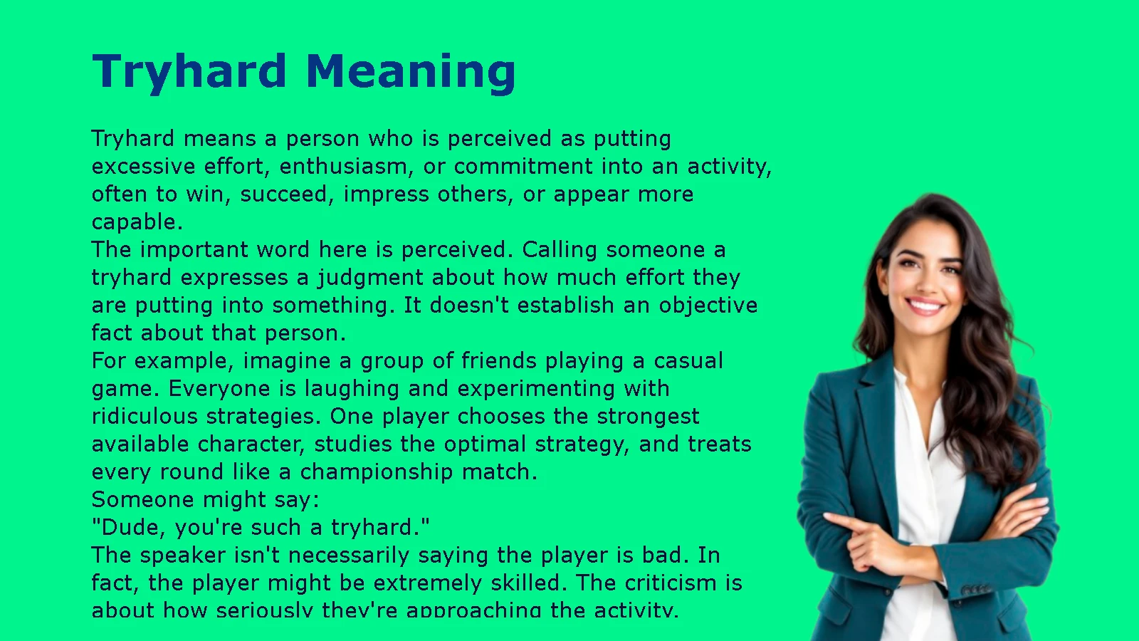 Tryhard Meaning