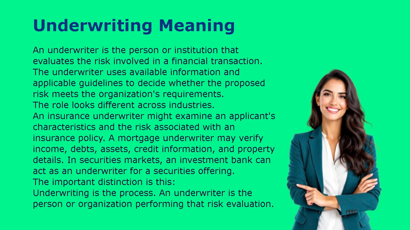 Underwriting Meaning