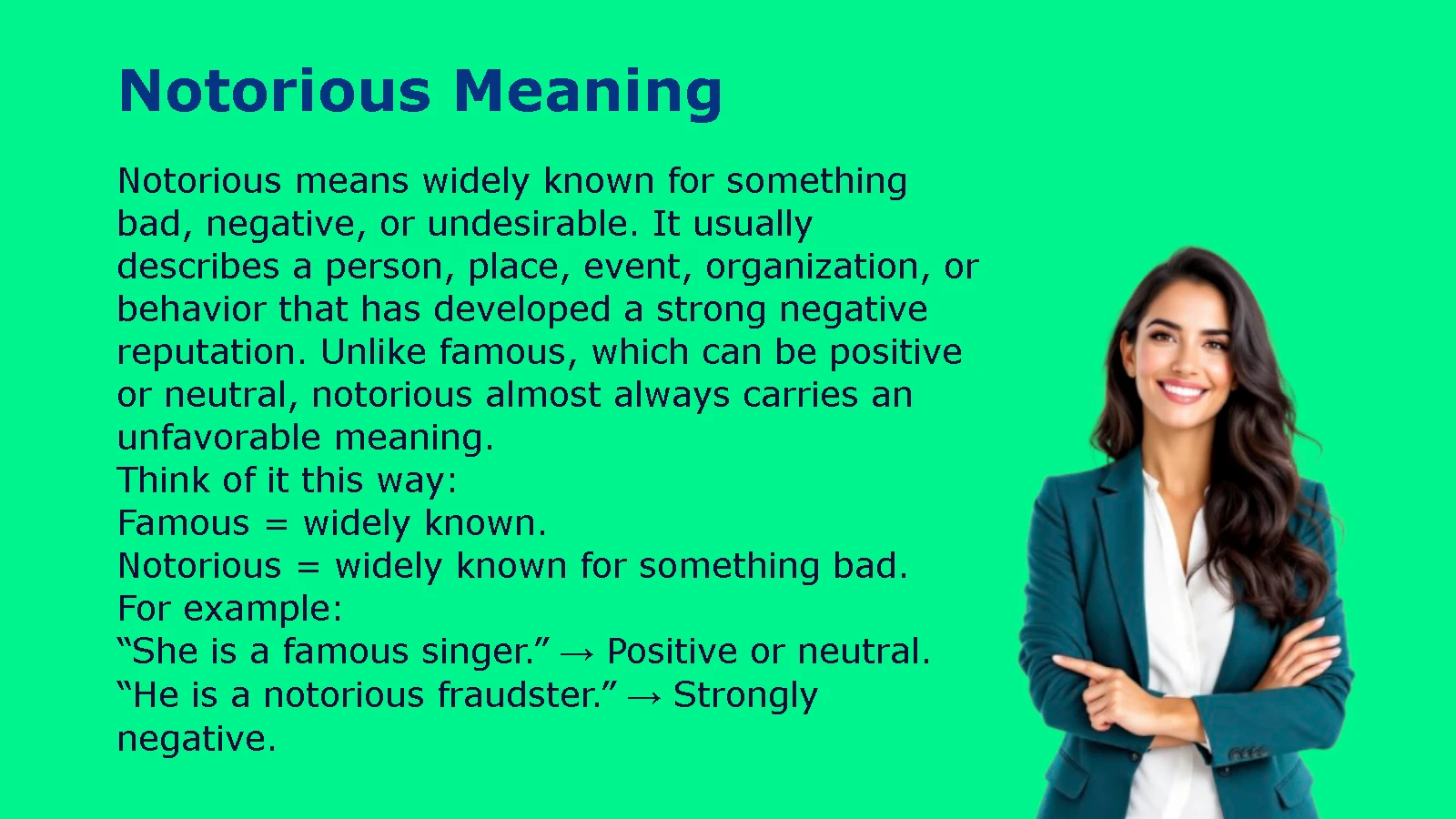 Notorious Meaning