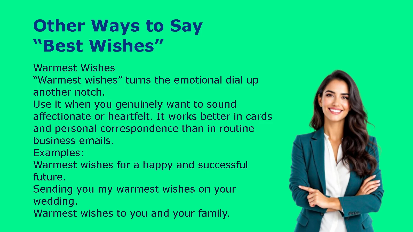 Other Ways to Say Best Wishes