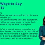 Other Ways to Say Go for It