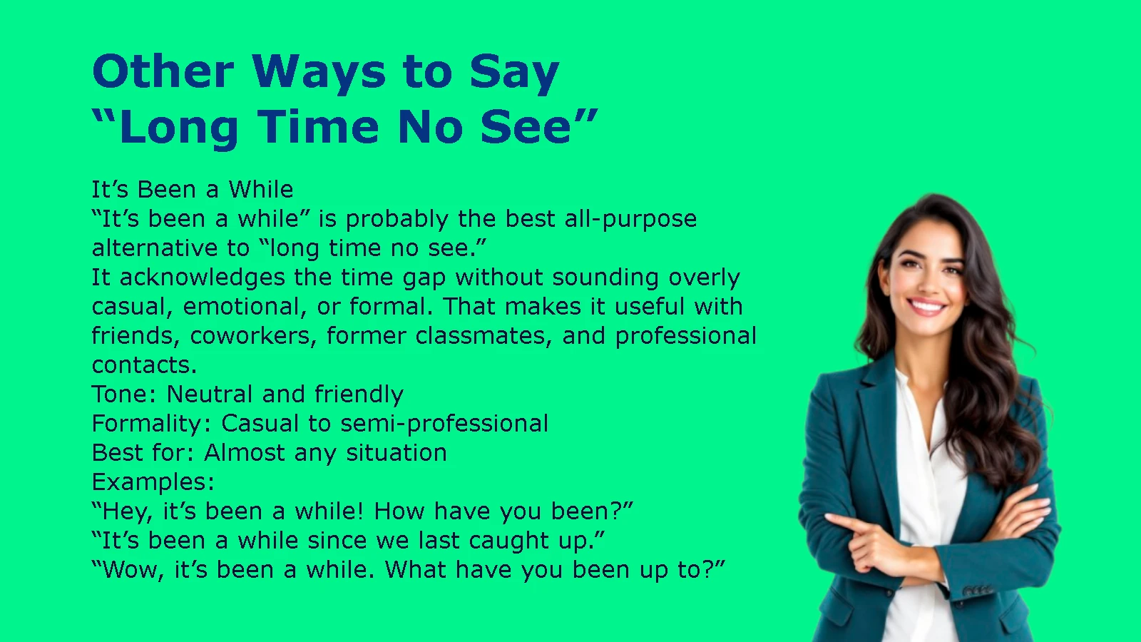 Other Ways to Say “Long Time No See”