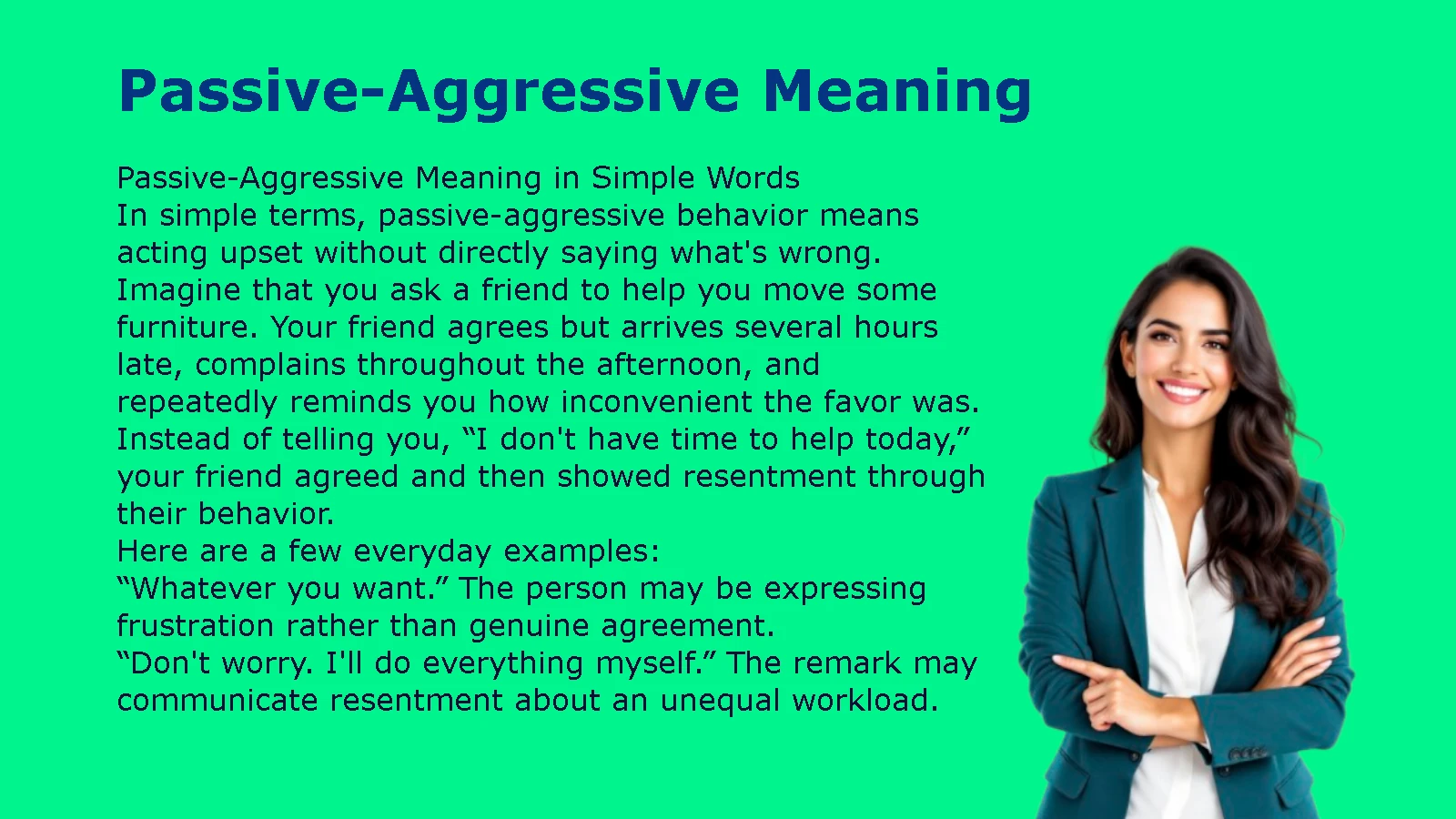 Passive-Aggressive Meaning