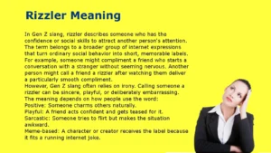 Rizzler Meaning