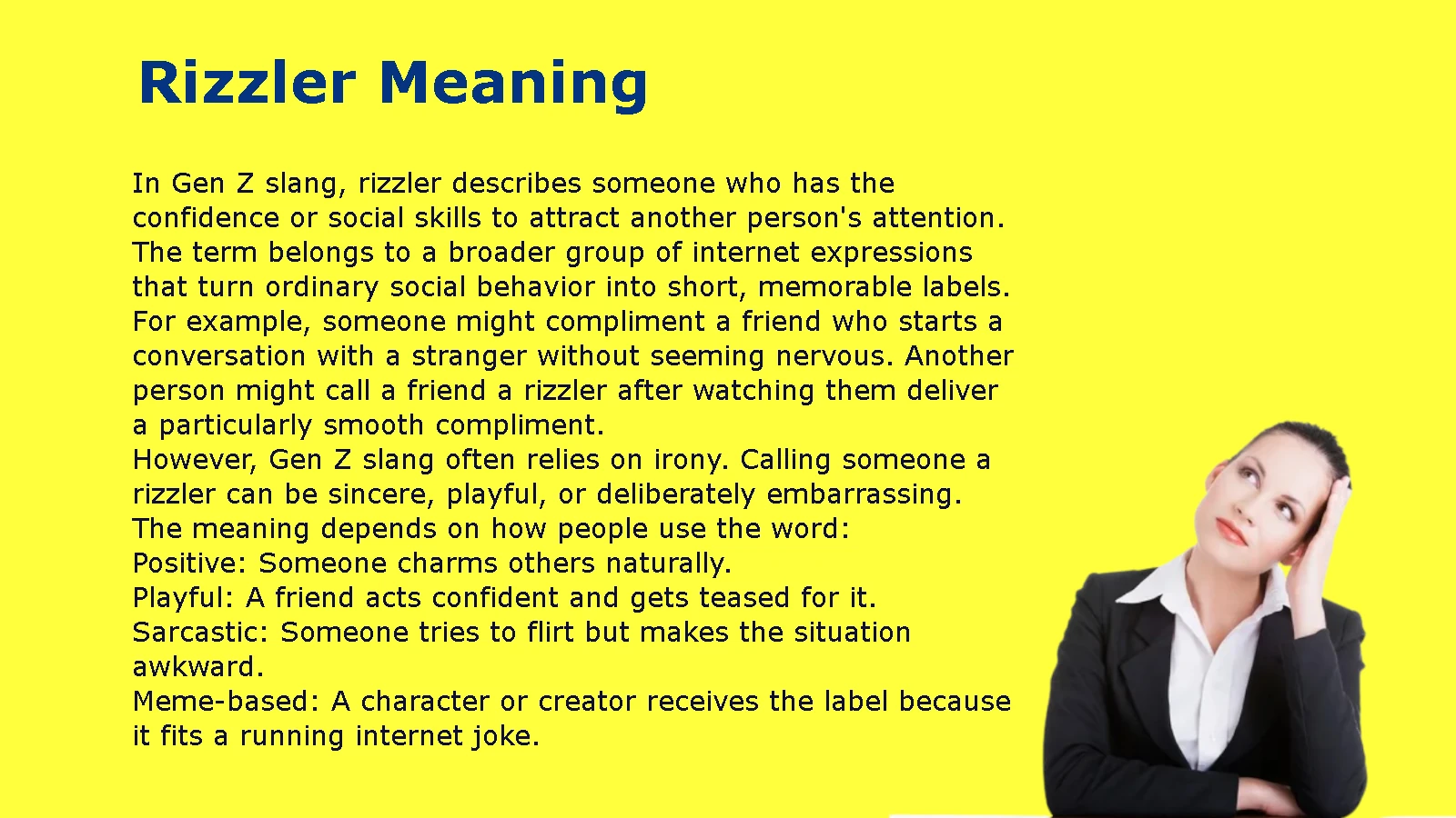 Rizzler Meaning