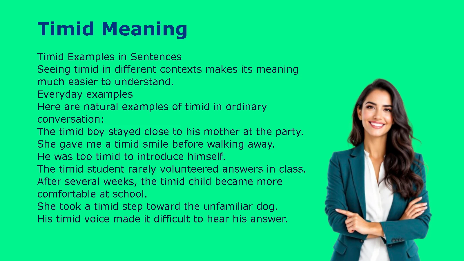 Timid Meaning