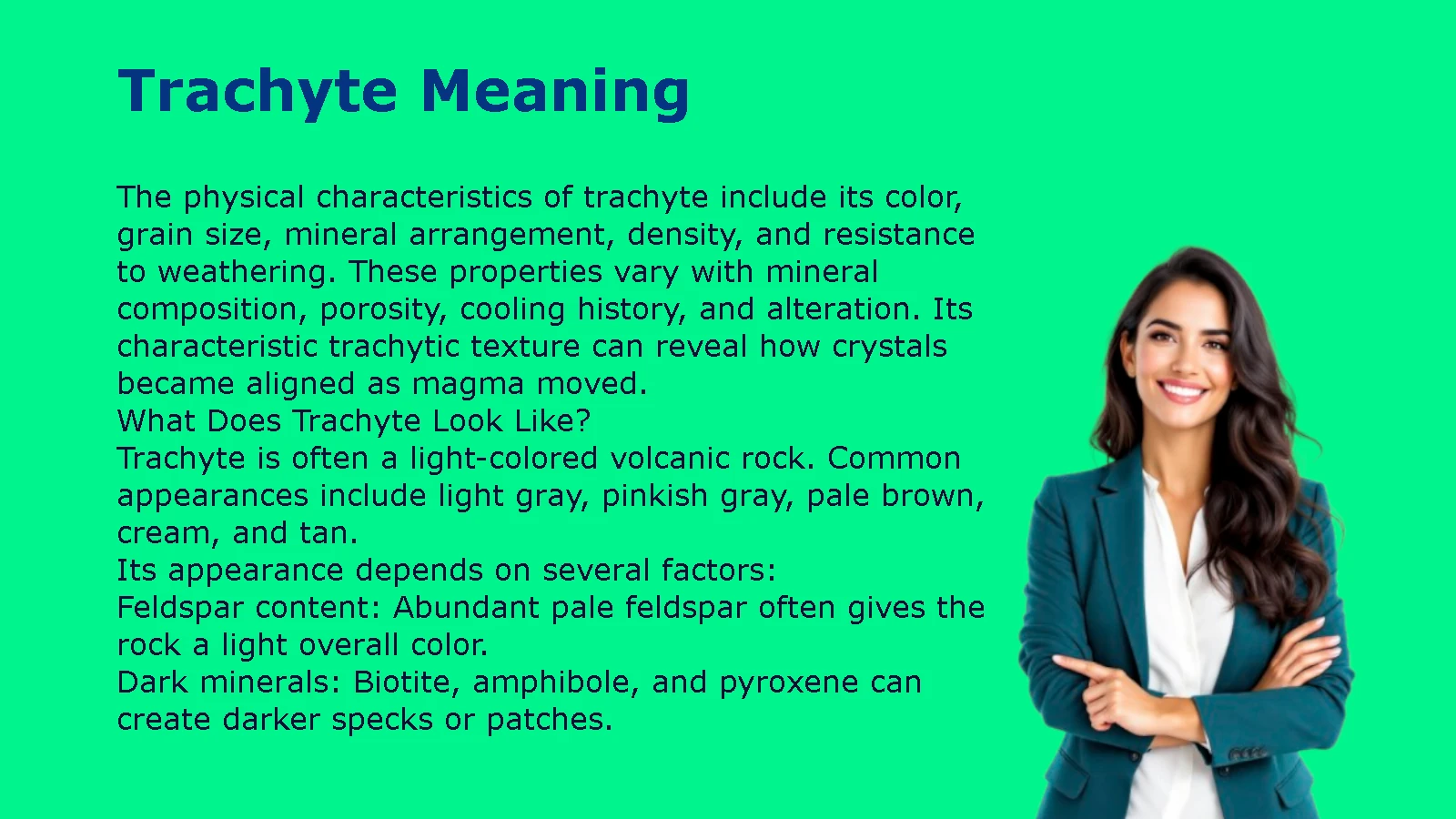 Trachyte Meaning