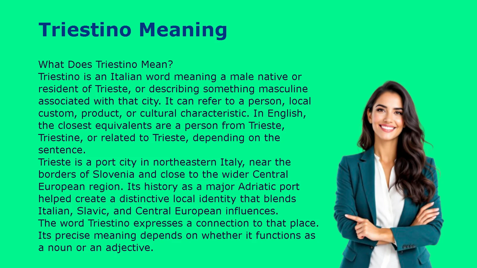 Triestino Meaning